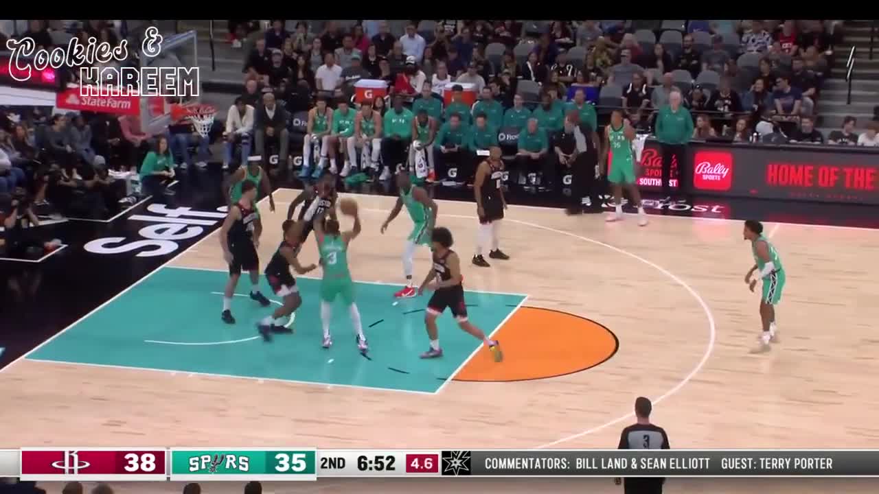 Keldon Johnson Highlights Spurs vs. Rockets 8th Dec 2022