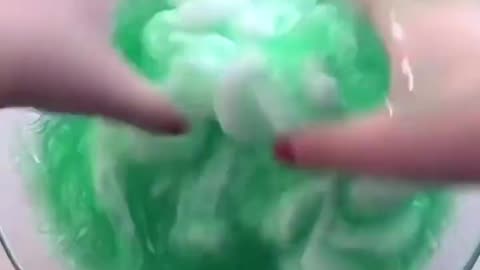 Jiggly iceberg slime - oddly satisfying slime ASMR video compilation