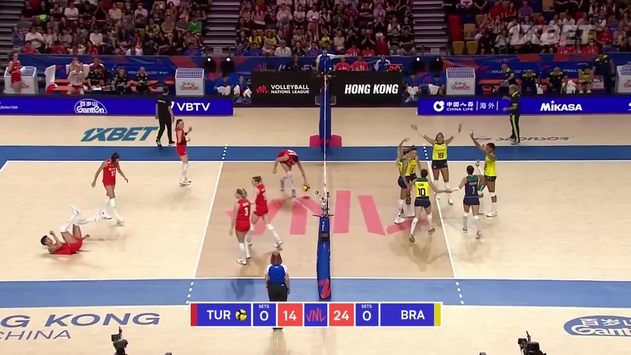 🔴 Highlights | Week 3 | Women's VNL 2024 🇹🇷 TÜR vs. 🇧🇷 BRA