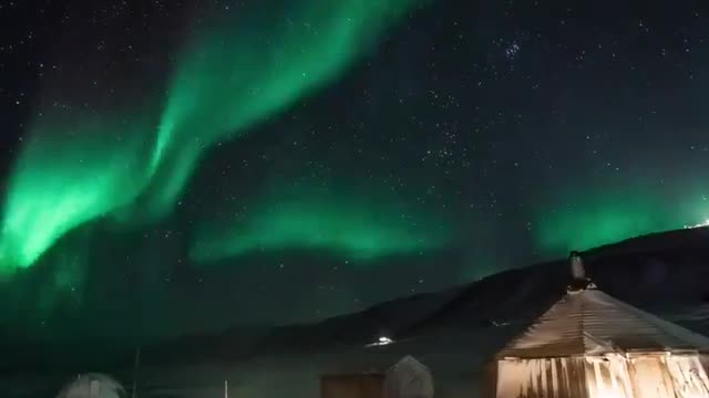 Aurora borealis in Norway
