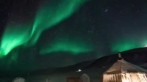 Aurora borealis in Norway