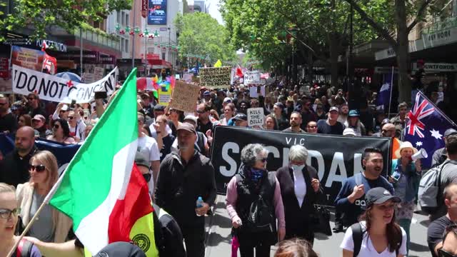 Melbourne Rally Over TWO HUNDRED THOUSAND - What MSM WON'T show you