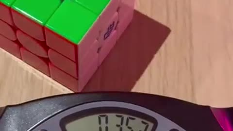 Cube solve challenge