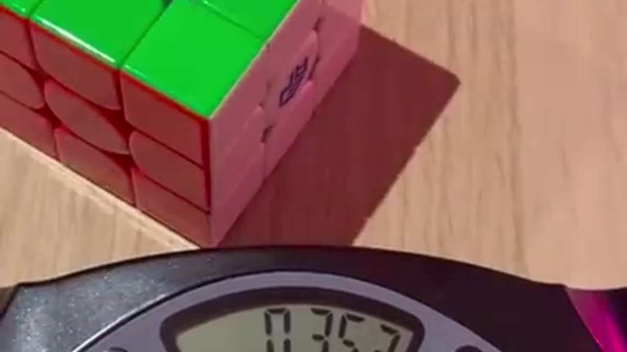 Cube solve challenge
