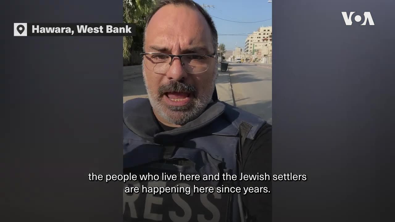 Confrontation and Violence Escalating in Hawara, West Bank | VOA News