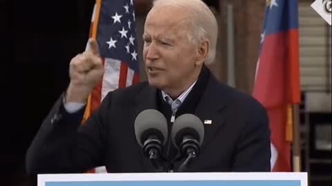 Joe Biden*Confident"to Take Back Democracy