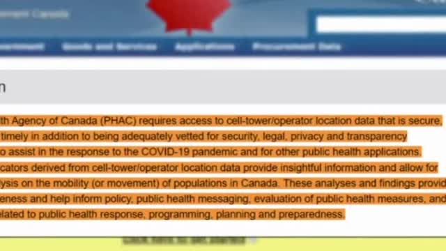 Health Agency of Canada will start gathering Canadians' cellphone location, Medical social credit