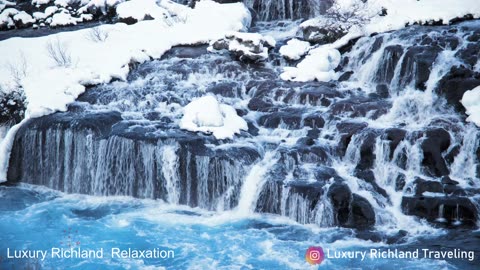 Deep Relaxation with a Magical Waterfall in Iceland