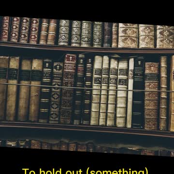 新聞美語 每日一字 Proffer