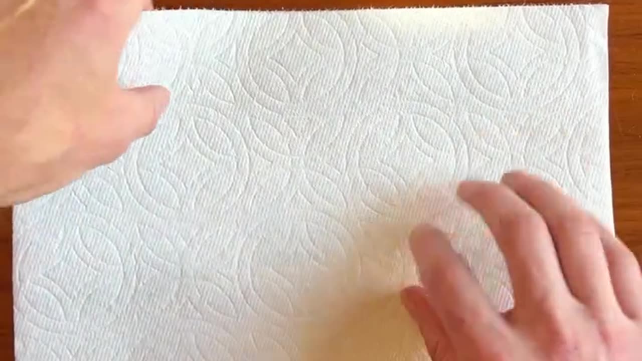 Easy napkin fold for dinner parties