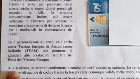 Rilasceranno la tessera sanitaria solo se ci saranno le condizioni? Vi svegliate o no?