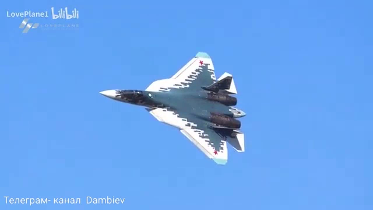 SU-57 Training and Exhibition Flight in Zhuhai, China