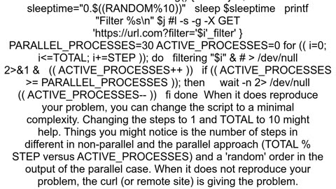 debugging multiprocessing in bash