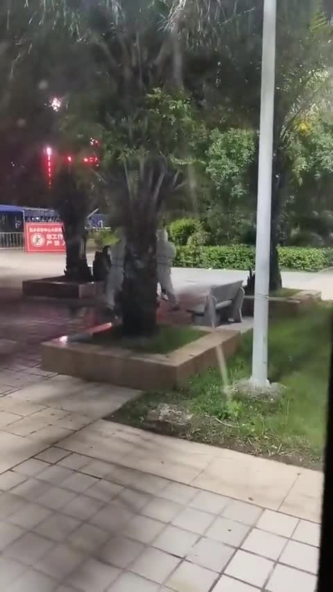 Shenzhen City - This Is What Happens When CCP Health Officials Find Out Your QR Code (COVID Passport) Is Red , After You Scan the QR Code at the Checkpoint...You Will Be Forced to Quarantine at a COVID Camp.