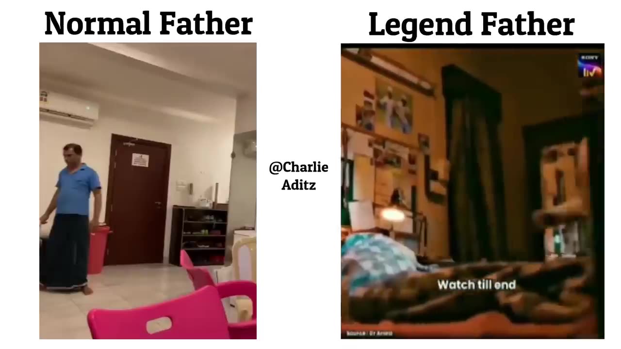 Normal Father Vs Legend Father !!