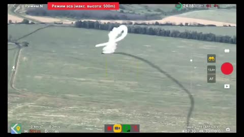 A Thor SAM attempted to shoot down the Mavic - the missile flew a few meters away.