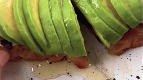 Avocado with bread?