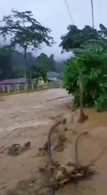 Floods around Gunung Jerai, Kedah