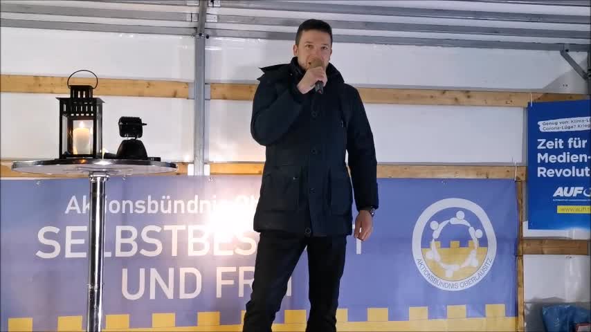 ROMAN MIRONOV, Free People - BAUTZEN, Postplatz, 28 11 2022, 95. MAHNWACHE