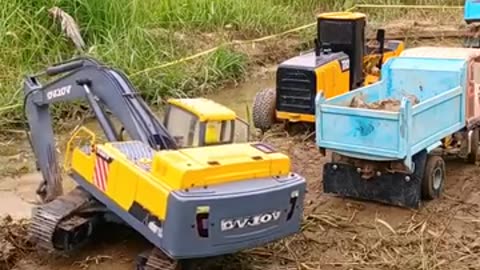 EXCAVATOR Hydraulic RC Truck Heavy Muding