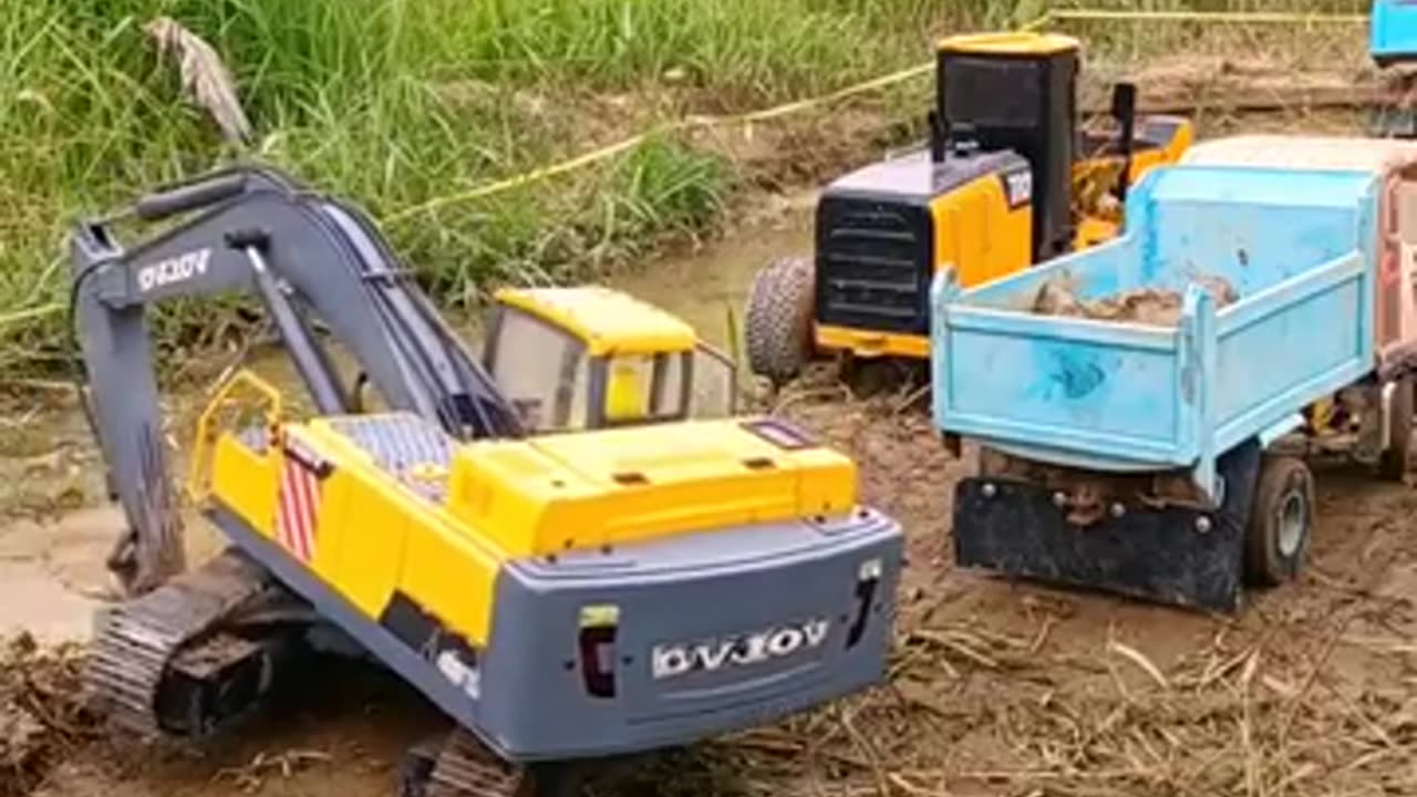 EXCAVATOR Hydraulic RC Truck Heavy Muding