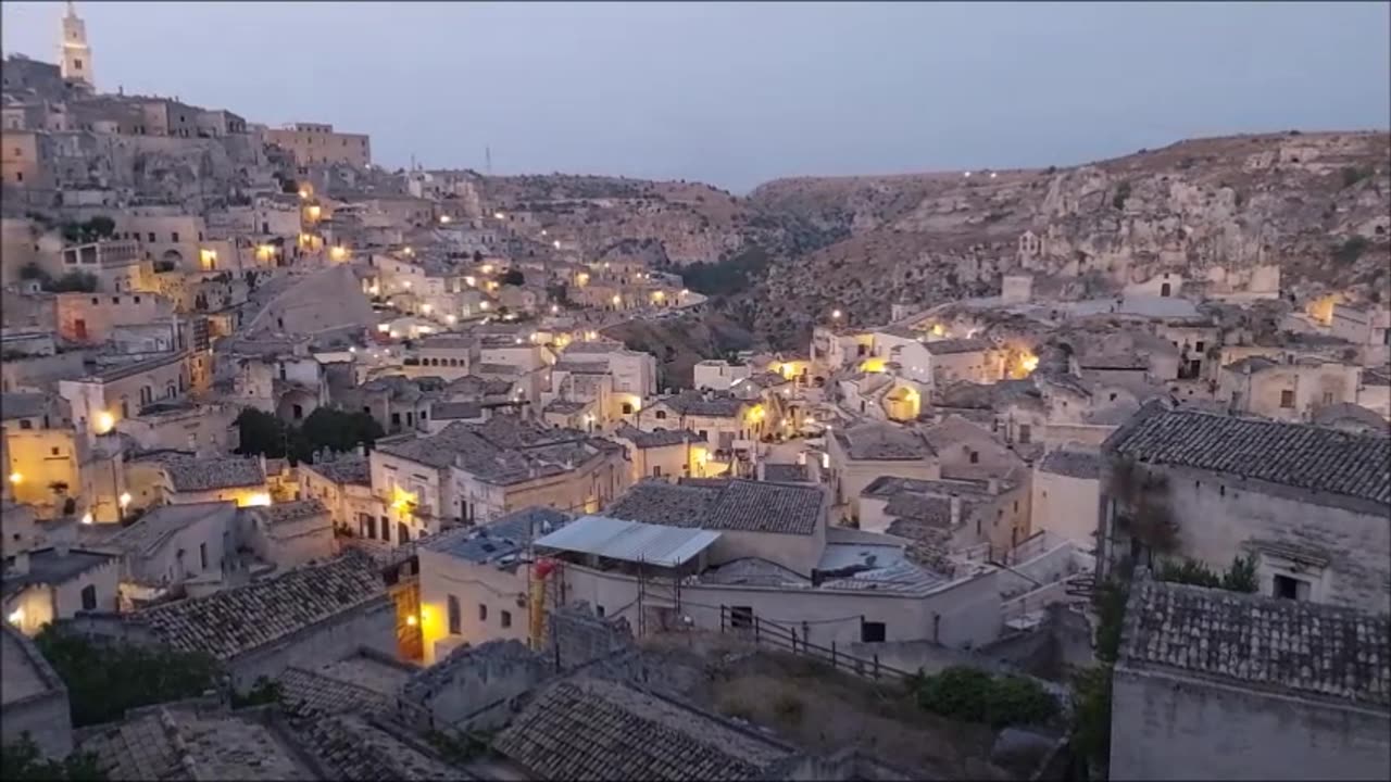 Watching the Sun Set over Sassi, Matera, Italy