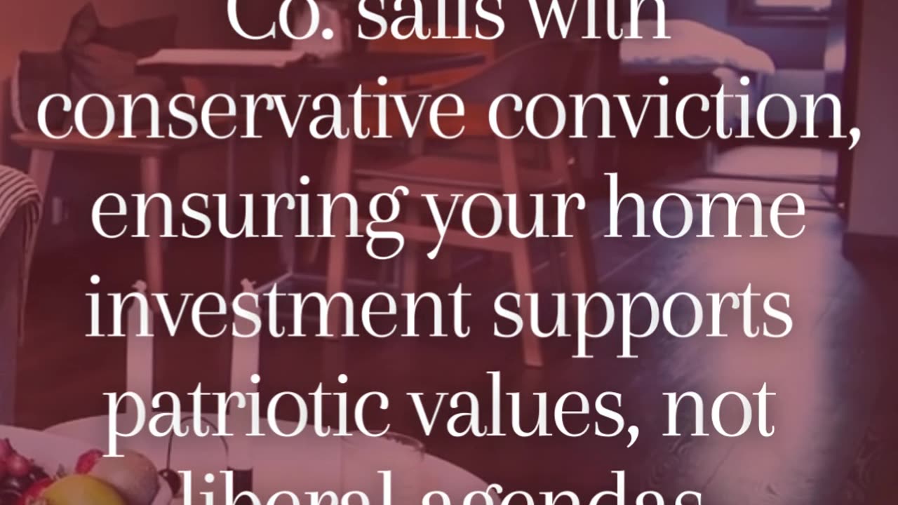 Ensuring your home investment supports patriotic values 💡