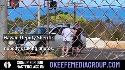 OMG's James O'Keefe Exposes Hawaii Gov's Ban on Public Photography in Lahaina