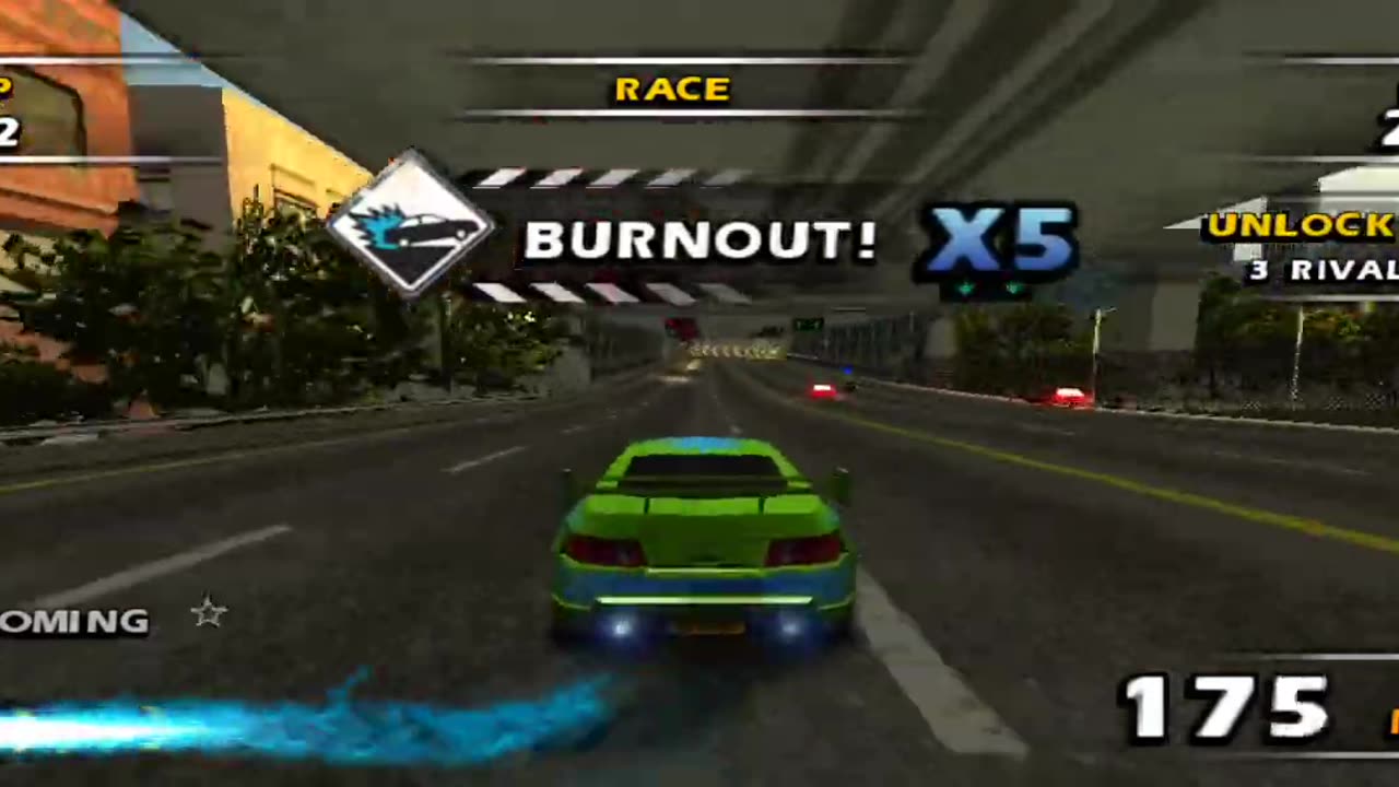 Burnout Dominator - World Tour Tuned Series Event 10 1st Try(PPSSPP HD)