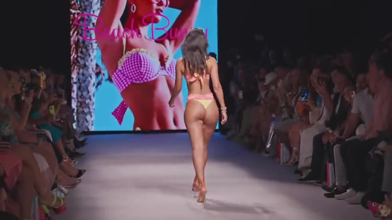 Beach Bunny Swimwear Full Show | Dual Camera Angles in Ultra 4K | Miami Swim