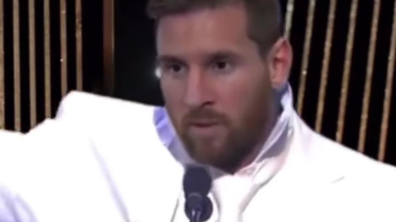 Kanye West ft Messi after winning the Trophy