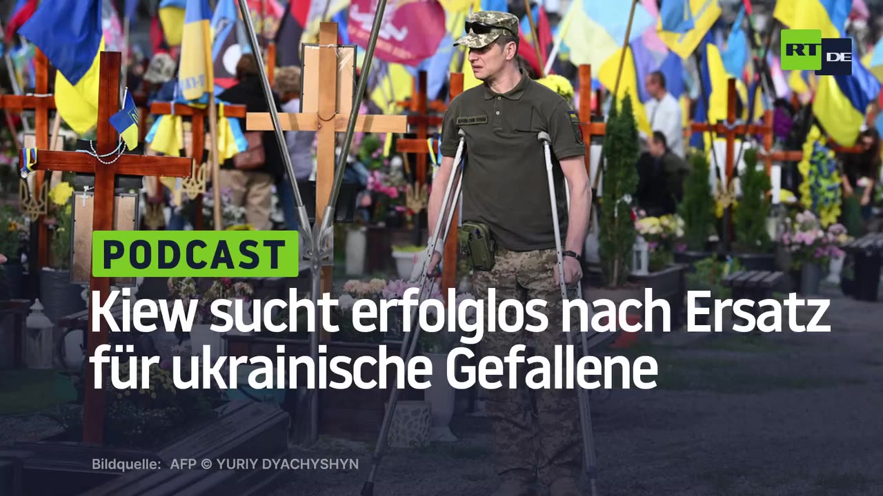 Kiew sucht erfolglos nach Ersatz für ukrainische Gefallene