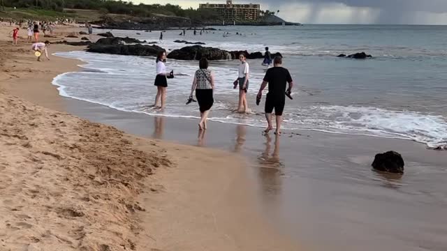 It is cloudy right now on South Maui … similar to this weather on this video which I