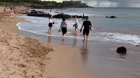 It is cloudy right now on South Maui … similar to this weather on this video which I
