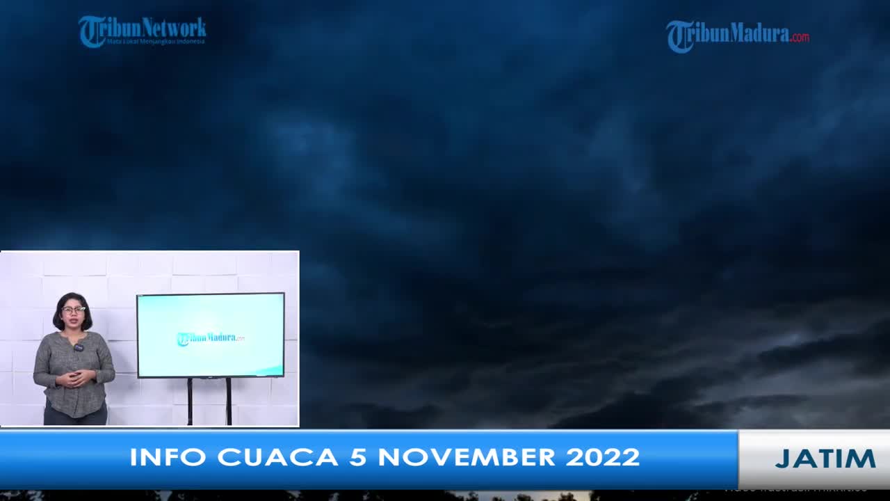 INFO CUACA 5 NOVEMBER 2022, Hujan Petir Guyur 4 Daerah, Surabaya Cerah Berawan