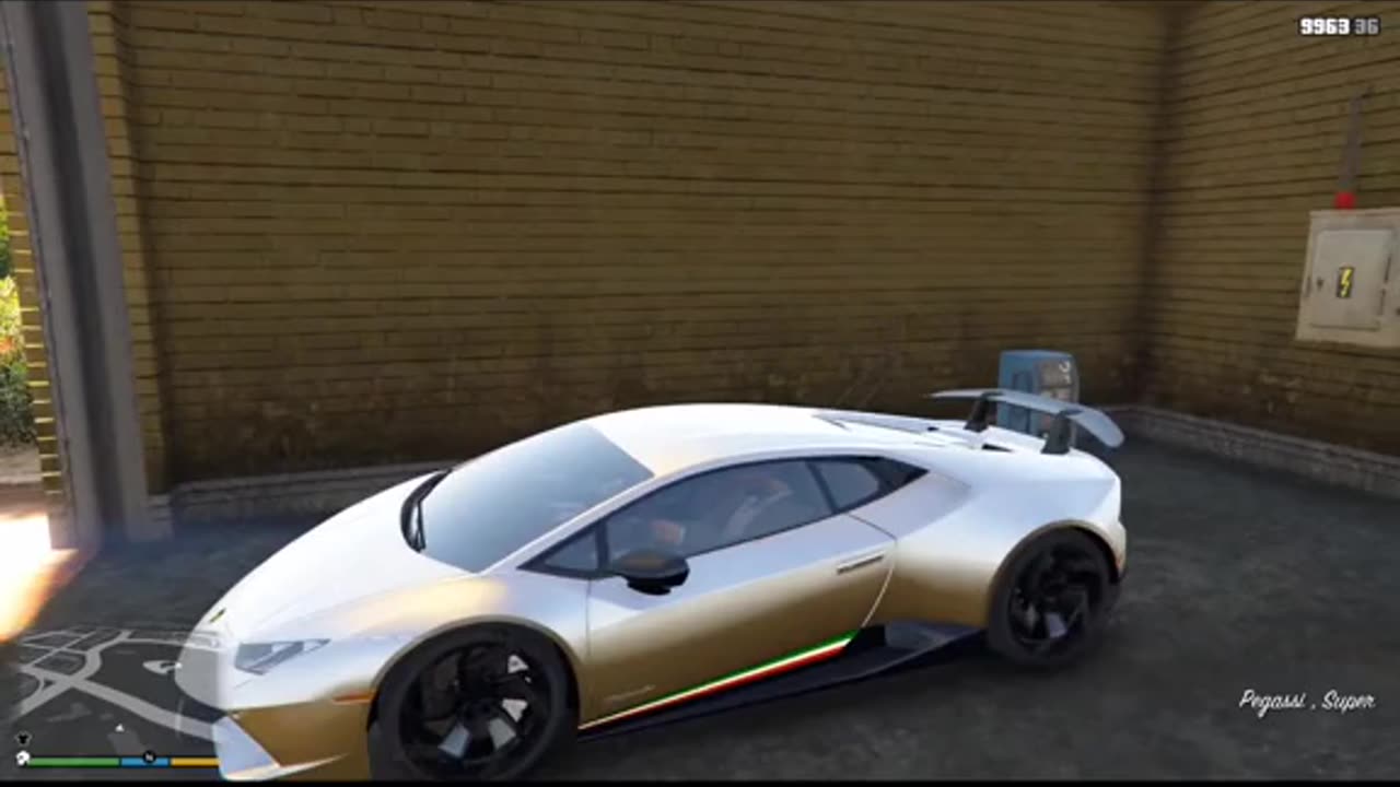 Golden Lamborghini in GTA 5 😱😱