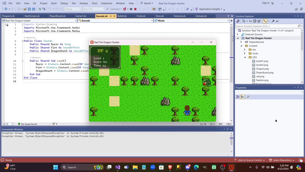 Rad The Dragon Hunter - Game Jam Submission #gamedev #monogame