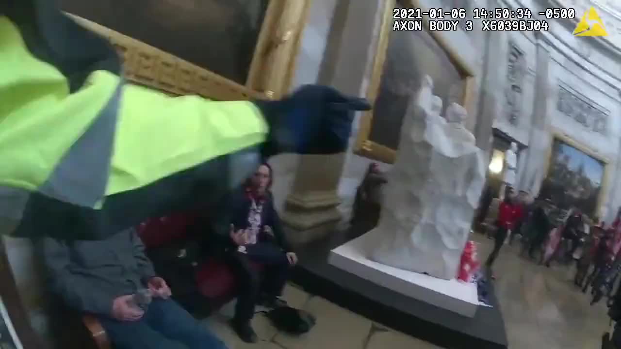 New Police Body Cam Footage From Inside The Rotunda On January 6th