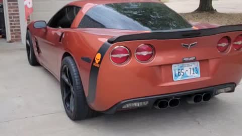 2005 corvette muffler delete start up and rev