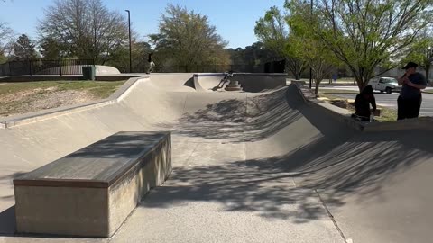 Skateboarder Runs Into Camera