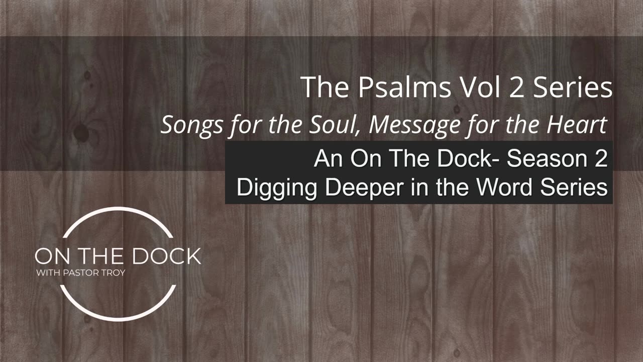 Psalms Vol 2 Series Promo