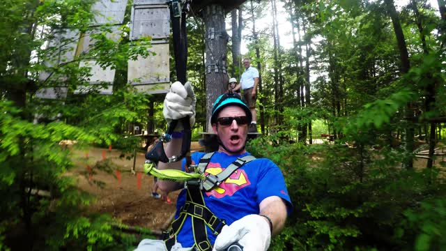 Zip-lining Through the Trees