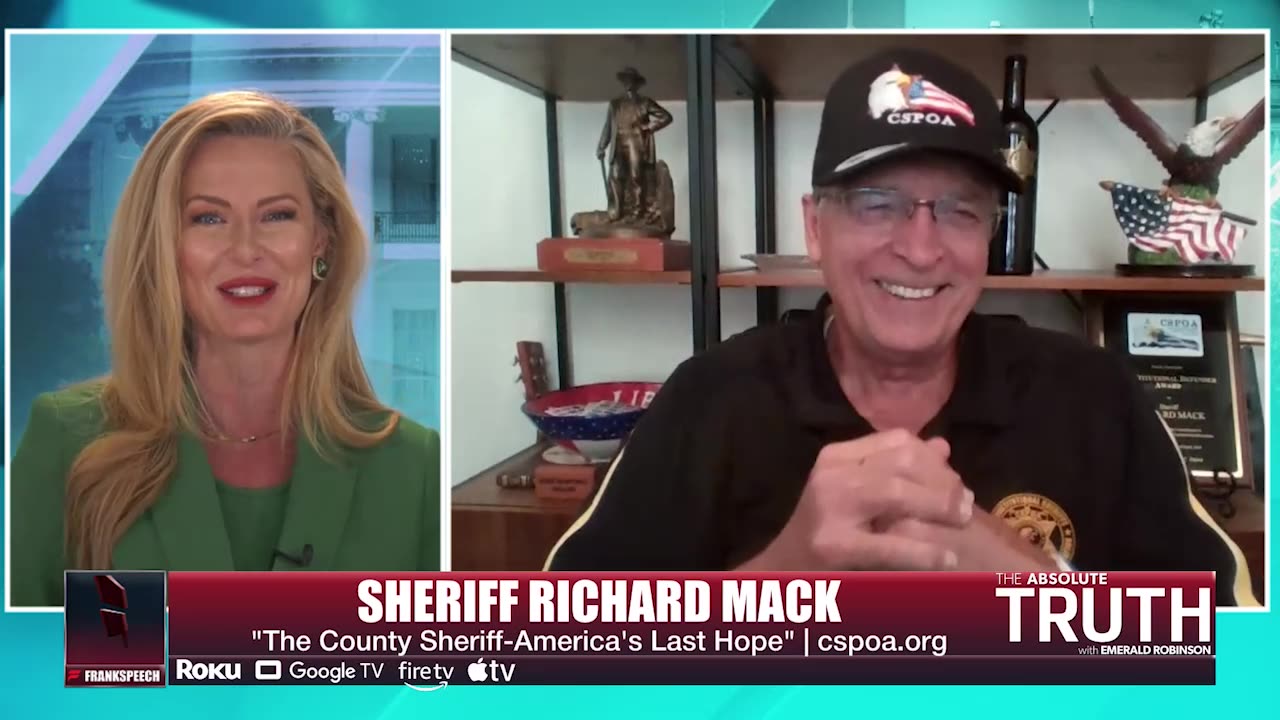 Sheriff Mack Joins 'Absolute Truth' Discussing Needed Ways To Clean Up DC Swamp