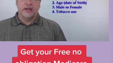 Get your Free no obligation Medicare supplement rate quote comparison!