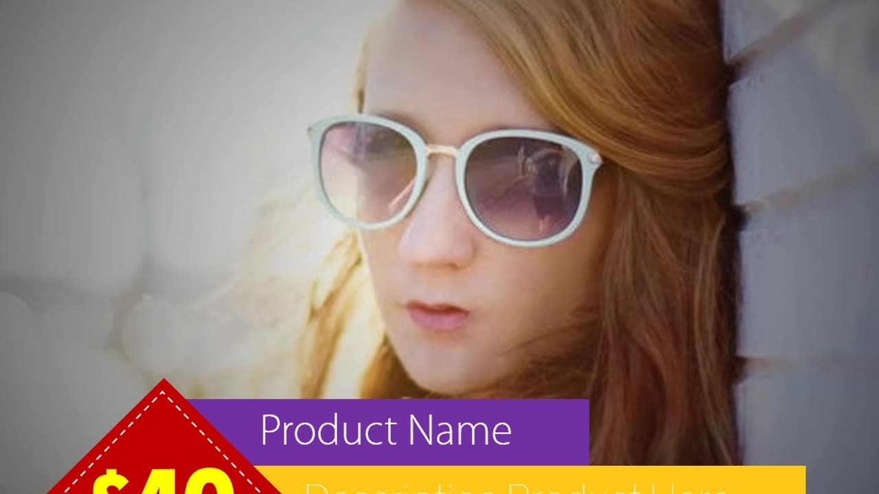 Video Template in PPT - IG Beauty Store