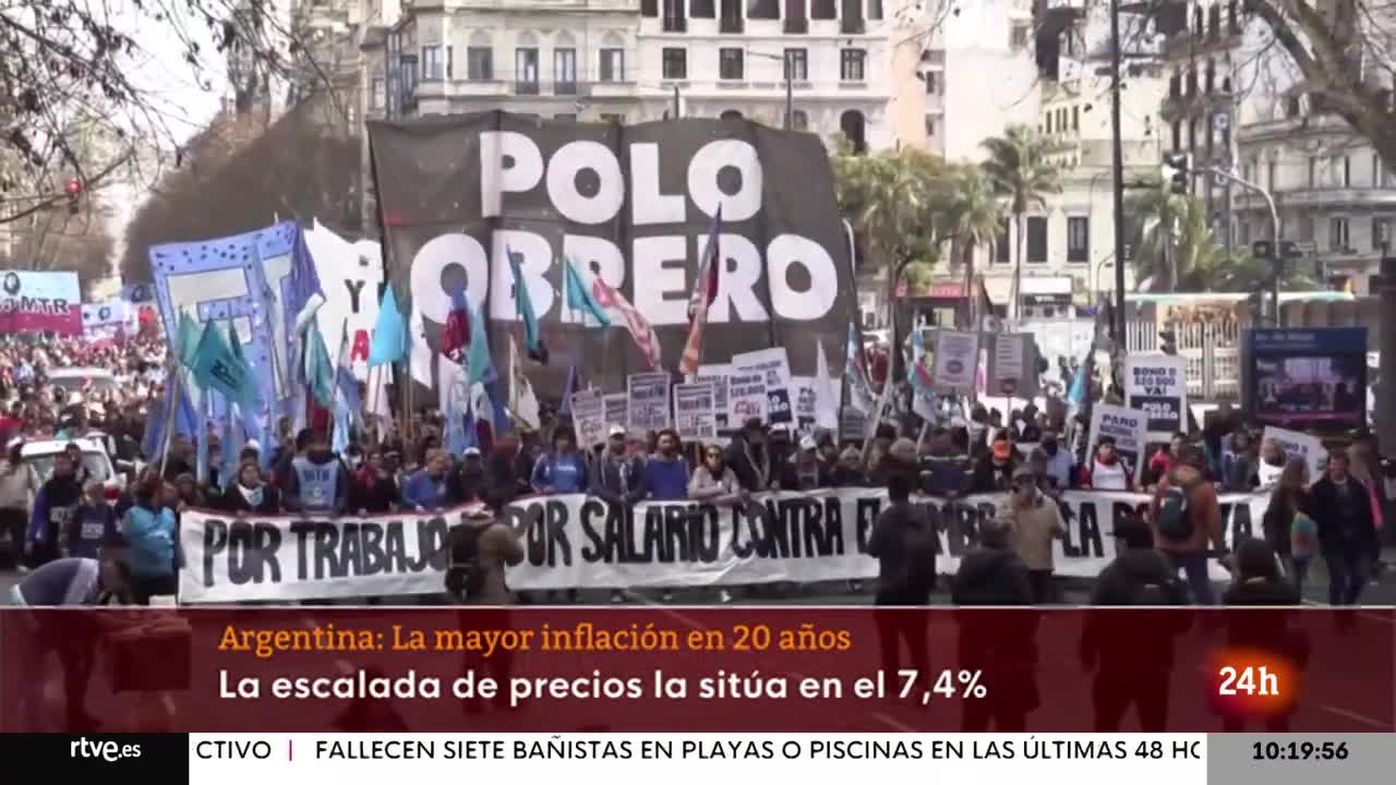 ARGENTINA: La INFLACIÓN sufre su mayor SUBIDA en los últimos 20 AÑOS | RTVE Noticias