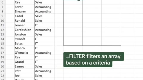 Use of FILTER Formula in EXCEL 😲🤯