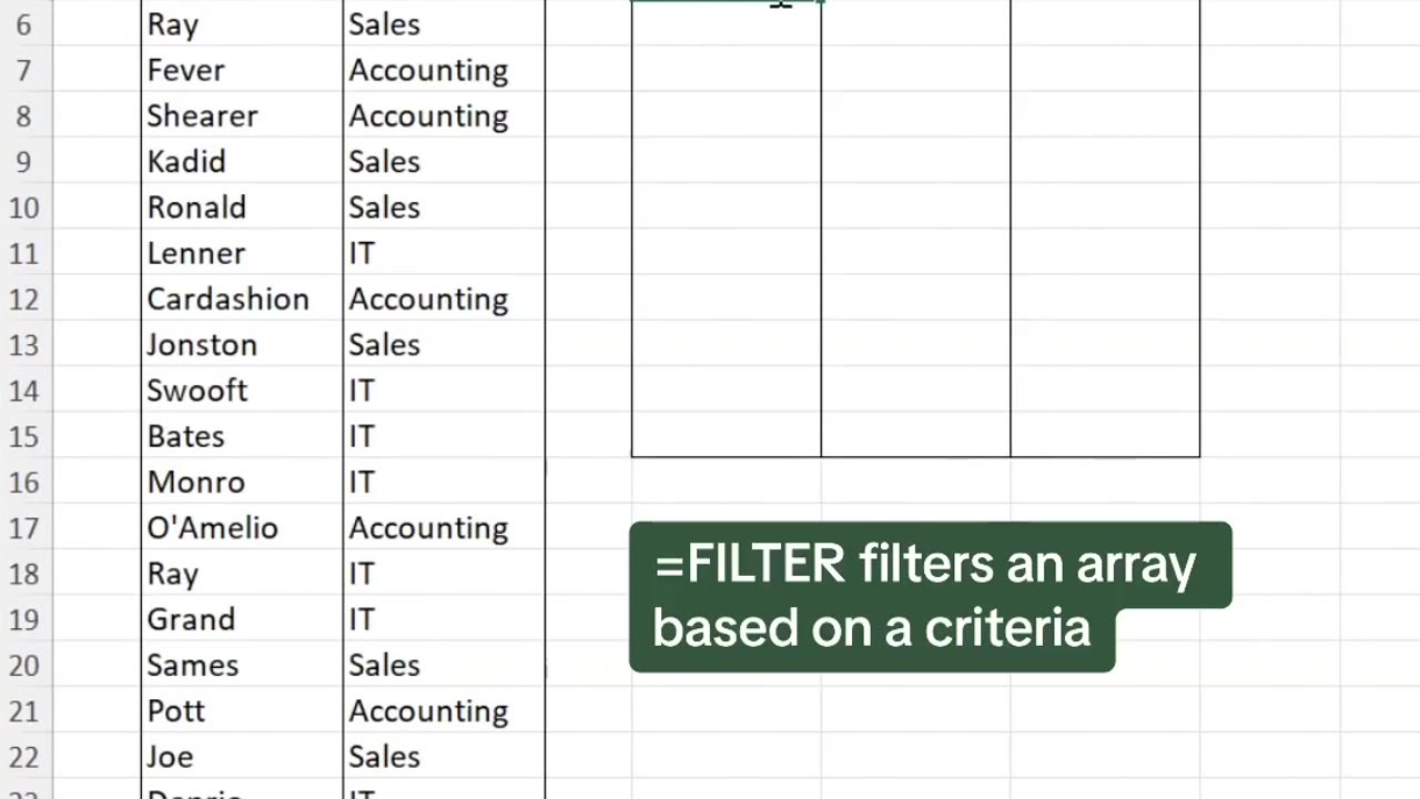 Use of FILTER Formula in EXCEL 😲🤯