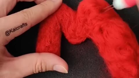 Alphabet Lore M Satisfying ASMR Needlefelt Art