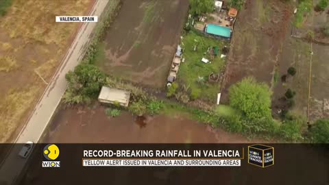 Record-breaking rainfall in Valencia, yellow alert issued in surrounding areas | World News | WION